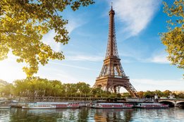 Eifflov stolp v Parizu v Franciji